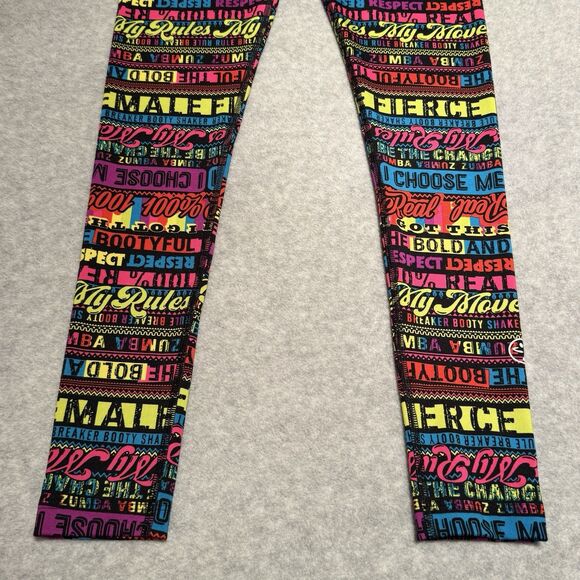 Zumba Wear Leggings Women Small Pink Fierce Female Gymwear Inspiration Trainer - Picture 4 of 13